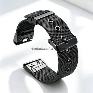 20mm 22mm 26mm Quick Release Stainless Steel Strap for Garmin Fenix 8 7 6X 6S Pro 5X Fenix 6 Metal Bracelet for Garmin Watchband