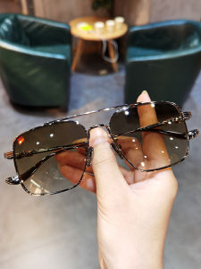 C&H แว่นกันแดดกรอบใหญ่ลำแสงคู่ใหม่สำหรับผู้ชายและผู้หญิงกันแสงยูวีย้อนยุคอเนกประสงค์กระจกคนขับบางเฉียบ