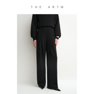Full Wool High Neck Flared Sleeve Top