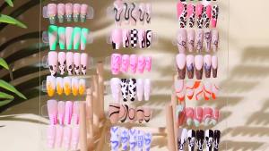 Yellow French Style Wearable Nails Simple Elegant Short Almond-Shaped Fake Nails for Easy Manicure Application