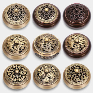 Bronze Incense Burner Indoor Home Use Sandalwood Ancient Simulation Incense Burner Creative Display Incense Burner Aromatic Burner