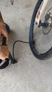 สูบลม รถจักรยาน มอเตอร์ไซค์ อุปกรณ์กี่ฬา ขนาดพกพา เกรดอย่างดี #สูบรถ #สูบ #สูบลมจักรยานแบบ พก พา