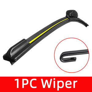 PINMOAP New Yellow Stripe Design Car Windshield Wiper Blade Universal U/J Hook 12"13"14"16"18"19"20"21"22"24"26"Silent Wiper