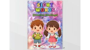 Reading Booklet Sight Words for Kids/Pre-School 53 pages back to back Binded Books