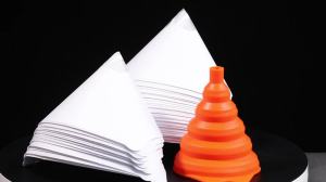 50/100/200 Pieces Of Disposable Paint Paper Funnels Home Filter Paper Cones Suitable For Car Paint Filter Paper Funnels Tools