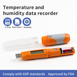 RC-51H PDF Humidity Temperature Data Logger Reusable USB Datalogger Recorder for Refrigeration Cold Chain Transport Laboratory