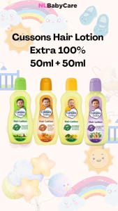[ Paket 2 Pcs ] Cussons Baby Hair Lotion 50+50 ml all varian / Cussons Hair Lotion
