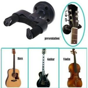 KAWES Guitar Wall Hanger Support Stand Wall Mount Hook For Guitars Bass Ukulele String Instrument Accessories