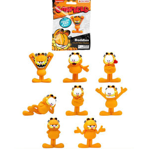 1PC Garfield Officially Licensed 3D Figurine Blind Bag Cute Character Doll Random One Desk Display Ornament Fun Collectible
