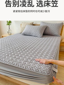 New A-Class Single Piece Pure Cotton Thick Mattress Protector Dustproof Bed Canopy Four Seasons Comforter Quilt Cover Protector