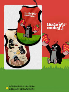 Retro Style Pet Vest for Dogs And Cats Anti Shedding Large Medium And Small Sizes Available Story of the Mole Pet Clothes