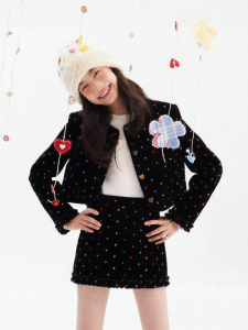 LOVESASAKIDS | Vivid Colors Velvet Suit Set