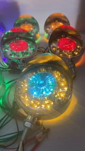 ไฟกิ๊กก๊อก 2 หน้า ไฟติดหลังคา ขนาด 4.5 นิ้ว ไฟ LED ระบบไฟ 12-24v (ราคาต่อดวง)