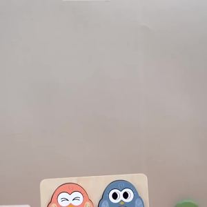 Owl Tangram Montessori Puzzles Toys Face Change Expression Shape Matching Games Intelligence Educational Wooden Toys for Kids