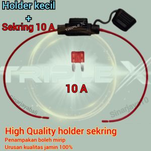 rumah sekring tancap mini besar fuse kecil besar tempat sikring anti air holder skring standar standard blade