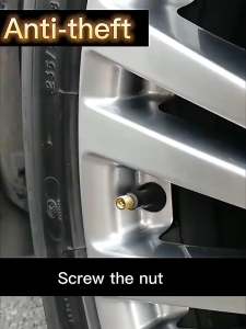 4PcsTire Pressure Warning Caps - Universal Car Sensor Indicator - Auto Tire Alert Monitoring Tool