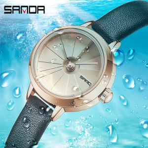 Sanda | SANDA New 1113 Womens Quartz Watch Personalized And Creative Compact And Versatile Waterproof Womens Quartz Watch Gift 2025