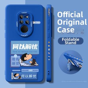 Protective Full Cover Case with Stand Shockproof Silicone For Huawei Mate 20 Series