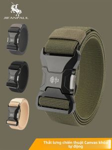 Tactical Belt for Men Outdoor Nylon Belt with Automatic Buckle