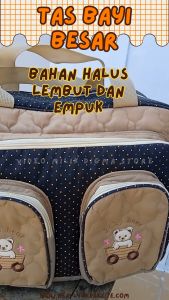 Tas Bayi Besar Double Saku: Multifungsi untuk Kebutuhan Sehari-hari