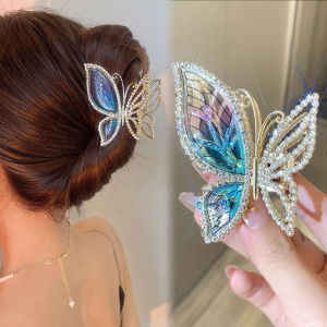 กิ๊บติดผมหางม้าของเด็กผู้หญิงกิ๊ฟติดผมรูปผีเสื้อทำจากเครื่องประดับผมที่ละเอียดอ่อนของกิ๊บหนีบผมทรงเรขาคณิตที่สง่างามแบบเกาหลี