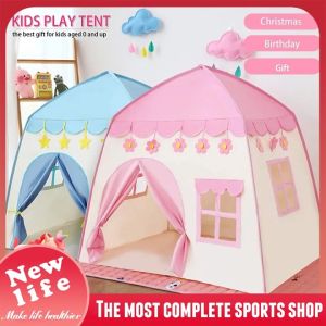 Kids Dream Play Tent Spacious Play Tent for Kids Girls Baby Indoor and Outdoor Playhouse Castle Play Tent Toys Birthday Gift Tent for Kids Girl Play House Castle Play Tent Foldable Oxford Playhouse Playtent Game House