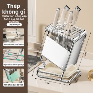 WEIMEIYUAN | Tủ Đựng Dao và Đũa Nhiều Chức Năng bằng Thép Không Gỉ
