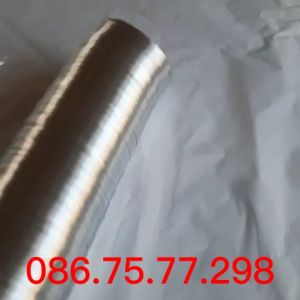 Ống bạc mềm phi 125mm ống dẫn mùi bếp gia đình ống nối quạt hút mùi bếp giá rẻ ống nối quạt thông gió