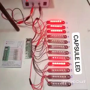 วงจรไฟ LED วิ่ง 4-8-12ช่อง 20โหมด สำหรับไฟ DC 5V-12V-24V กระแสไฟช่องละ 1A (เฉพาะวงจร)