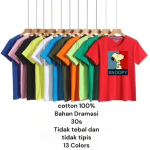 Kaos Dewasa Dan Anak Lengan Pendek Terbaru Import Cotton Combad 30s Mede In USA