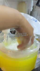 HARGA PROMO!!! Dispenser Sabun Cuci Piring / Tempat Sabun Cuci Piring / Tempat Sabun Cair Cuci Piring Bentuk Bulat Soap Pump Dispenser 2in1 1000ml + Sponge Wadah Sabun Viral