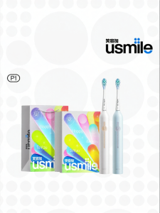 usmile | Adult & Couples Friendly Electric Toothbrush Pair Soft Bristles Sonic