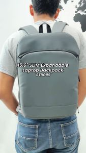 15.6" Slim Expandable Laptop Backpack