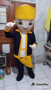Kostum maskot badut karakter ipin padang setelan lucu costume karnaval fashion
