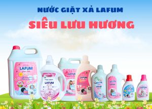 Nước Giặt Xả Siêu Lưu Hương Lafum 2L 4.8KG Hương MY LOVE Công Nghệ Mới Siêu Đậm Đặc Làm Sạch Vết Bẩn Lưu Hương Bền Lâu
