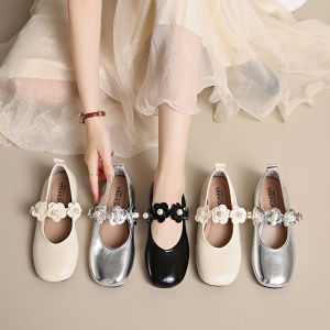 DIANCHA | Fairy Style Square Toe Flower Buckle Mary Jane Shoes