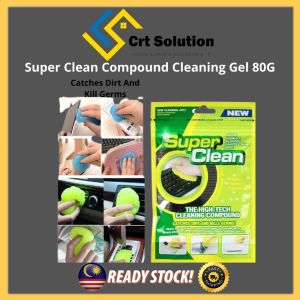Super Clean Gel Pembersih Keyboard Rumah Kereta Dalaman Cleaning Compound Slimy Gel Jelly 80G