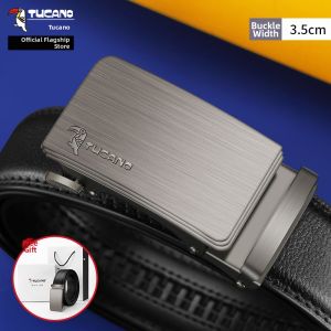 TUCANO | Business Casual Real Leather Belt Automatic Buckle