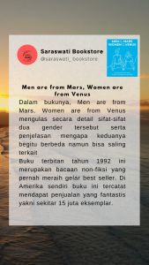 Panduan Hubungan Pria & Wanita: Men Are From Mars Women Are From Venus