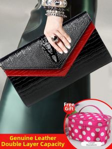 SIFULUN | Túi Clutch Da Thời Trang Dung Lượng Lớn