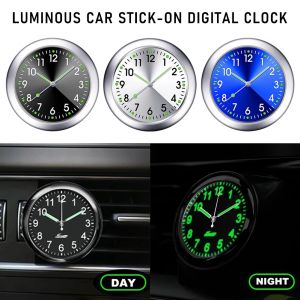 Mini Watch Car Quartz Clock Mini Electronic Clock Waterproof Bicycle Motorcycle Watch Auto Car Clock Dashboard Clock in Car