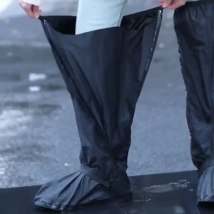 JS SHOP Rain Boot High Tube Waterproof And Anti Slip Mens And Womens Thickened Rain Shoe Cover