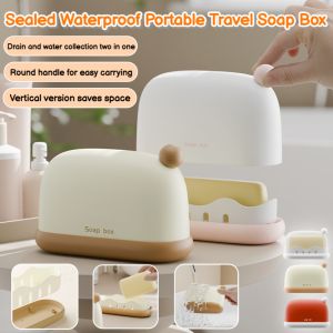 Portable Sealed Waterproof Soap Box for Travel Soap Box Travel Soap Box