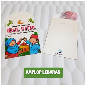 Kertas Amplop Lebaran Angpao Angpau Hari Raya Idul Fitri Islami Unik Lucu Aesthetic murah Amplop Praktis Tinggal pakai