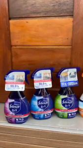 Febreze 2-in-1 โฉมใหม่ฆ่าไวรัส(Covid)และแบคทีเรีย Antibacterial Disinfectant Spray Fresh Breeze (370 ml)