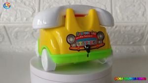 Smile - Mainan Anak Mobil Telepon Tarik Bisa Berjalan Dan Bunyi Kring Kring