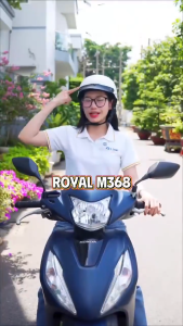 [NHÀ SẢN XUẤT] [XANH NAVY] Mũ Bảo Hiểm Lưỡi Trai Royal M368 Nón Bảo Hiểm 1/2 Thời Trang Cho Nam Và Nữ Royal Chính Hãng | Trực tiếp từ NSX