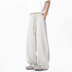 Quần Dài Thể Thao Mỏng Mùa Hè Bằng Lụa Băng Kiểu Mỹ Cho Nam Và Nữ Quần Dài Thể Thao Rộng Rãi Thoáng Khí Quần Dài Thường Ngày CleanFit