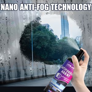 -fog spray for glass suitable for car windshields and rear-view mirrors effective -fog and rain spray highly effective -fog a