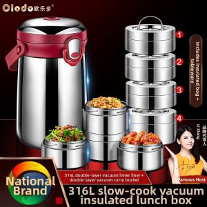 Olodo | Insulated 316L Stainless Steel Multi-layer Lunch Box